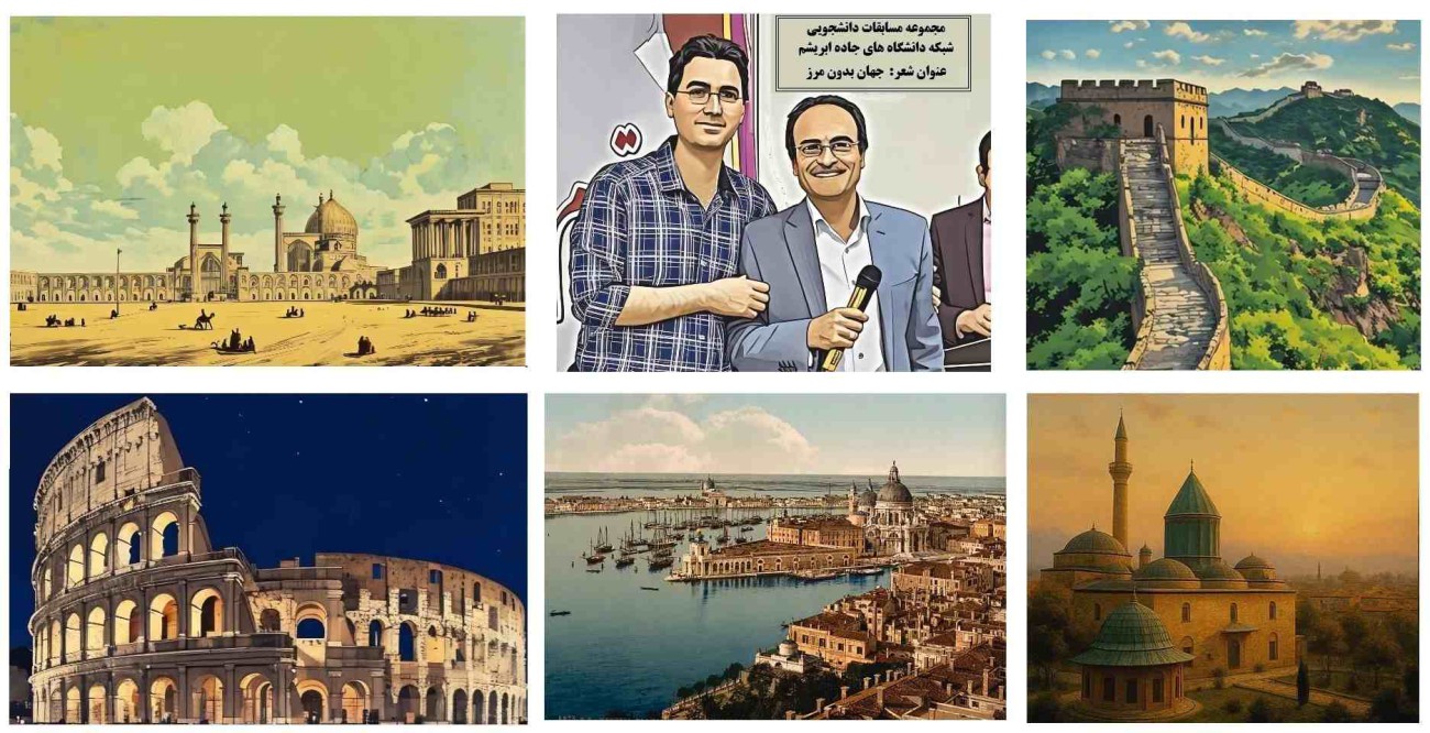 تصاویری از دیوار چین، آرامگاه مولوی و ...