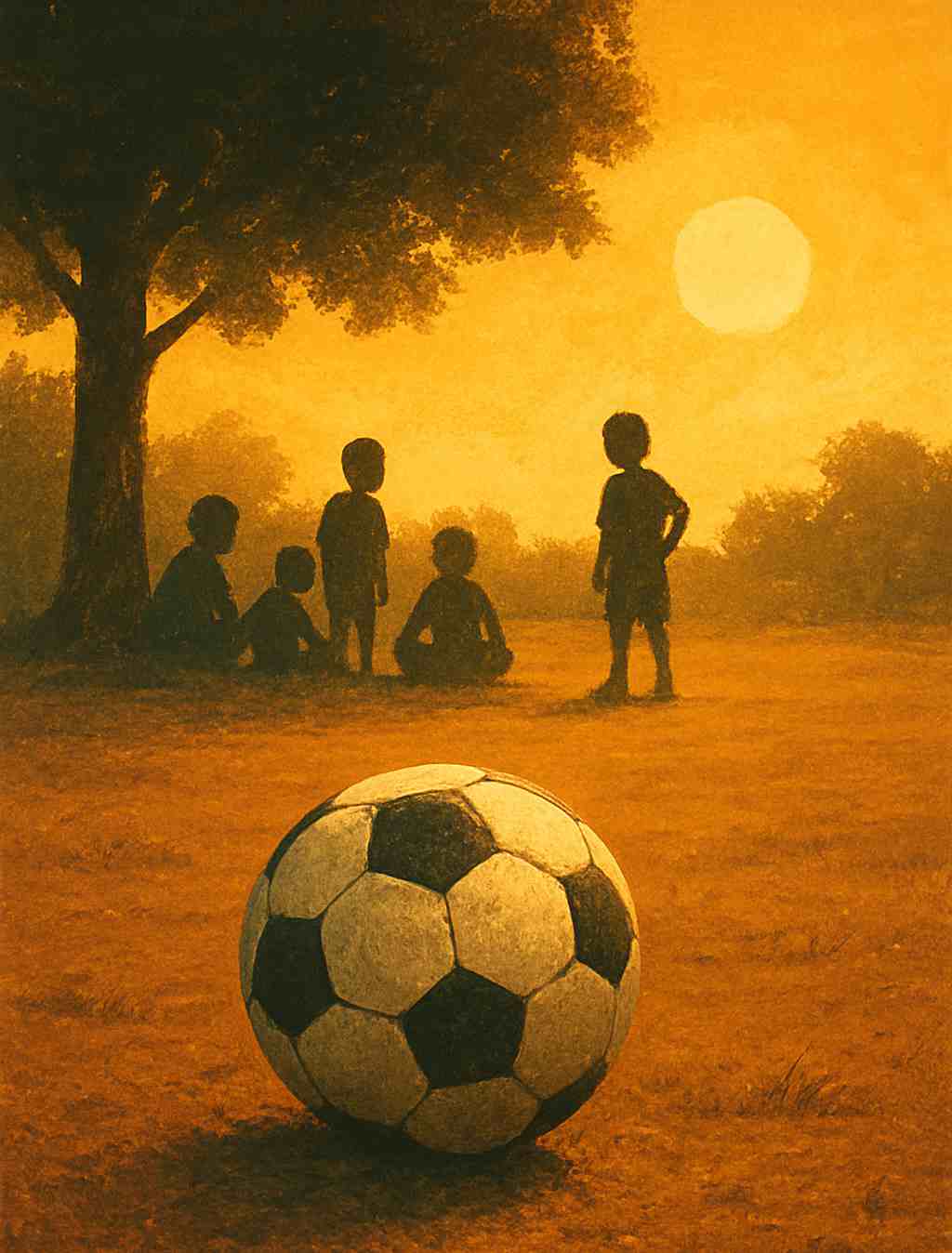 زمین خاکی فوتبال و اولین تجربه دفاع 